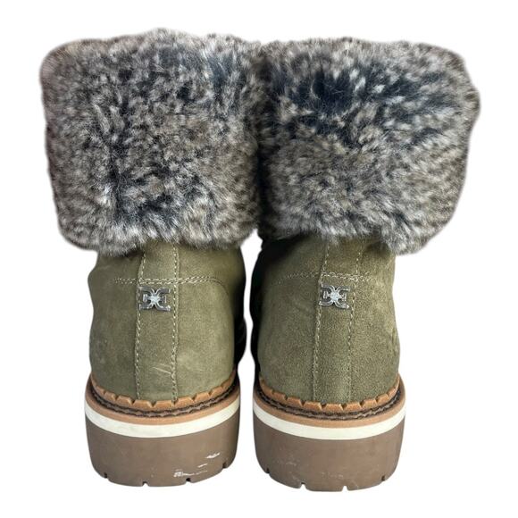 Sam Edelman Women’s Bowen Combat Green Suede Boots Size-10 - Picture 5 of 9